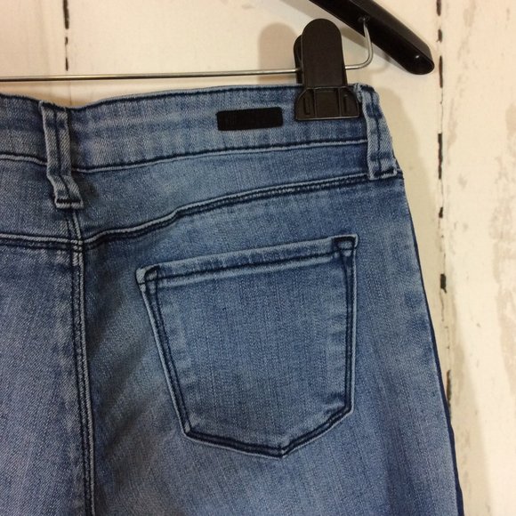 2/$30 Kut from the Kloth Jennifer Ultra Skinny Jeans with Dark Wash Side Stripe - Picture 10 of 11